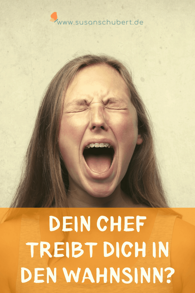 Was kann ich tun, wenn mein Chef mich in den Wahnsinn treibt?