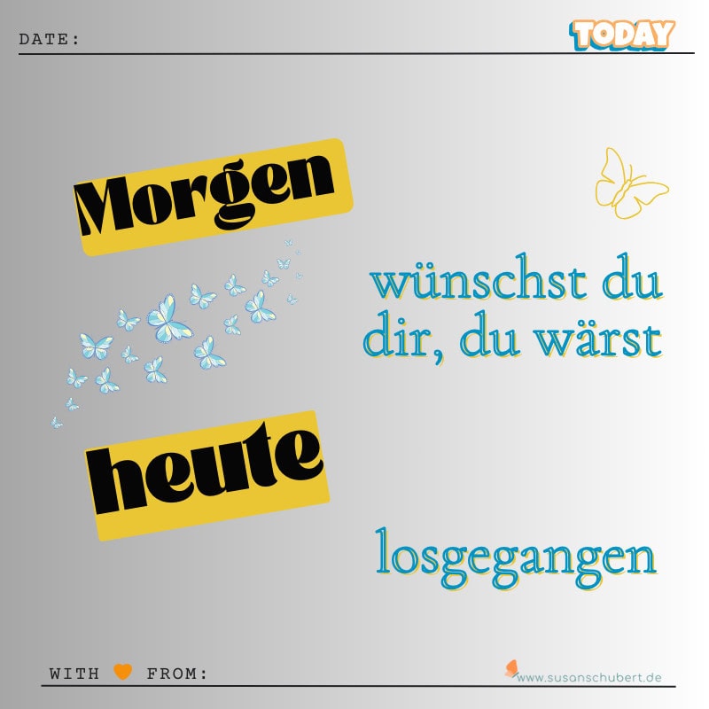 selbstentfaltung heute losgeen